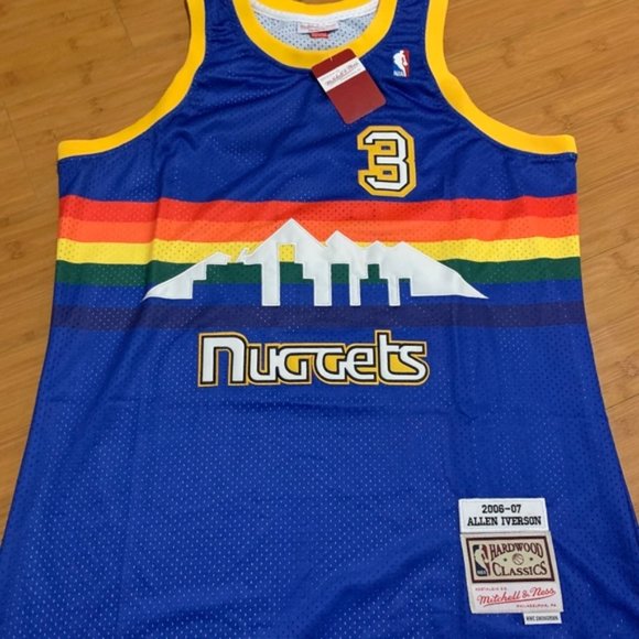 nuggets throwback jersey